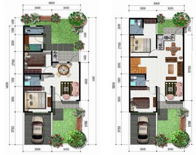 Desain Arsitektur Rumah on Pengembangan Denah Rumah Tipe 36